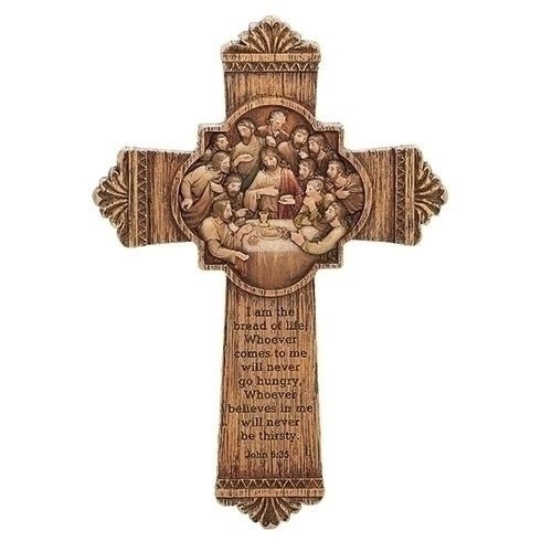 10.25"H Last Supper Wall Cross - Treasured Accents