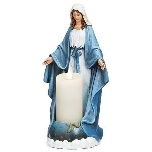 10"H Our Lady of Grace Figure - Treasured Accents