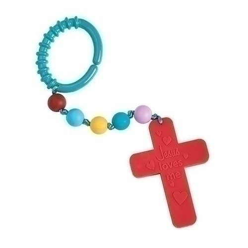 10”L Cross Blessing Beads - Treasured Accents
