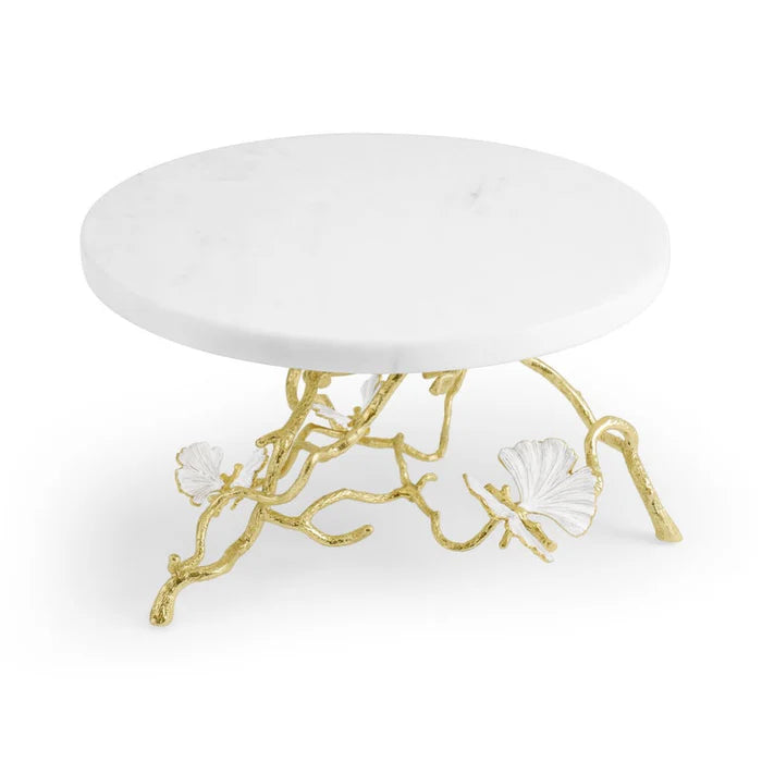 Butterfly Gingko Gold Cakestand