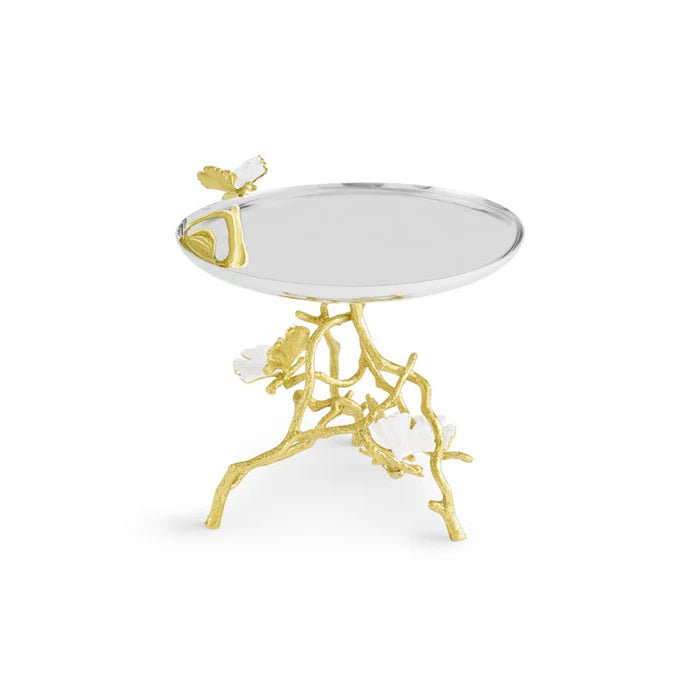 Butterfly Gingko Gold Candy Dish