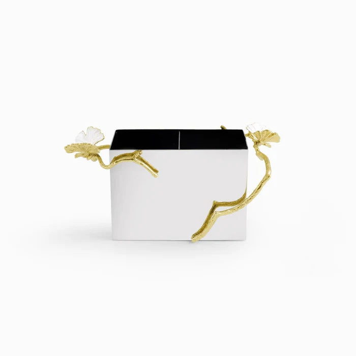 Butterfly Gingko Gold Cutlery Holder