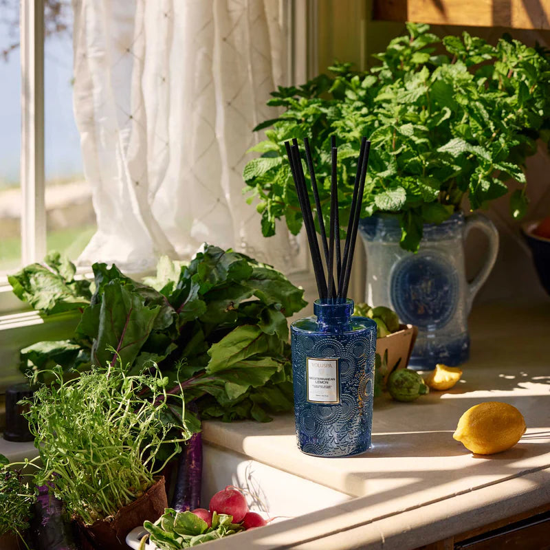 Mediterranean Lemon Luxe Reed Diffuser