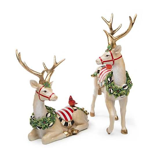 Jolly Deer - Sitting - White