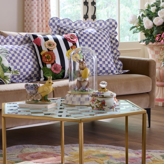 Pansy Party Bunny Cloche