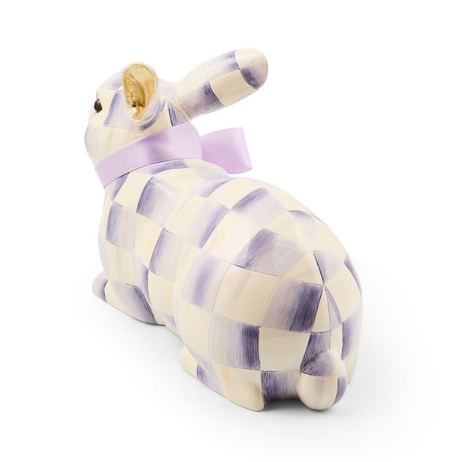 Violet Check Resting Bunny