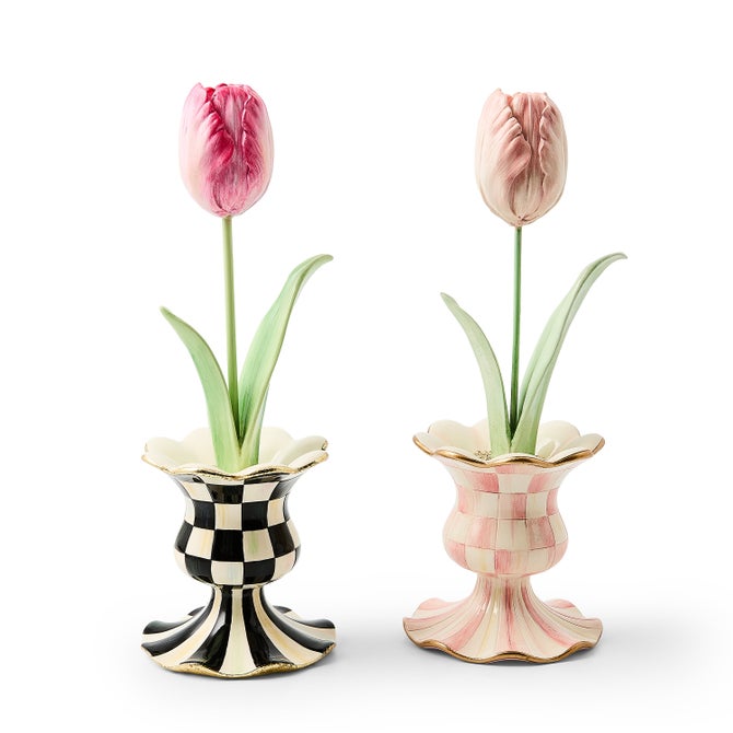 Rosy Garden Tulip in Vase