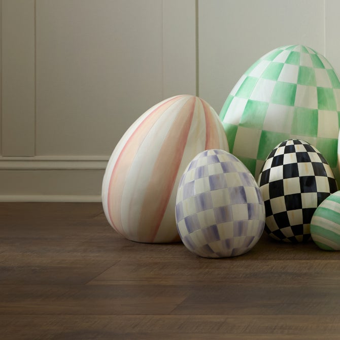 Rosy Stripe Medium Egg