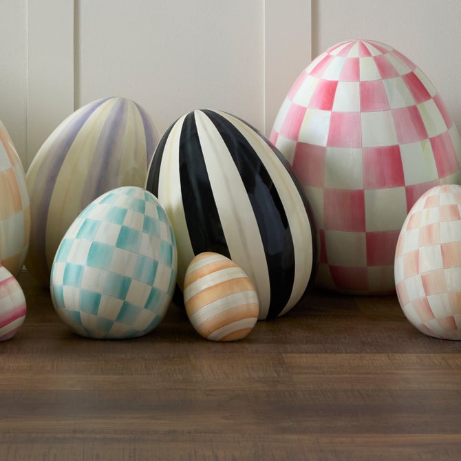 Courtly Stripe Medium Egg