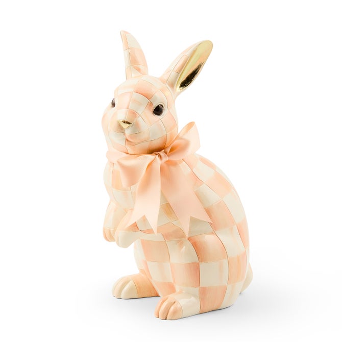 Coral Check Duchess Bunny