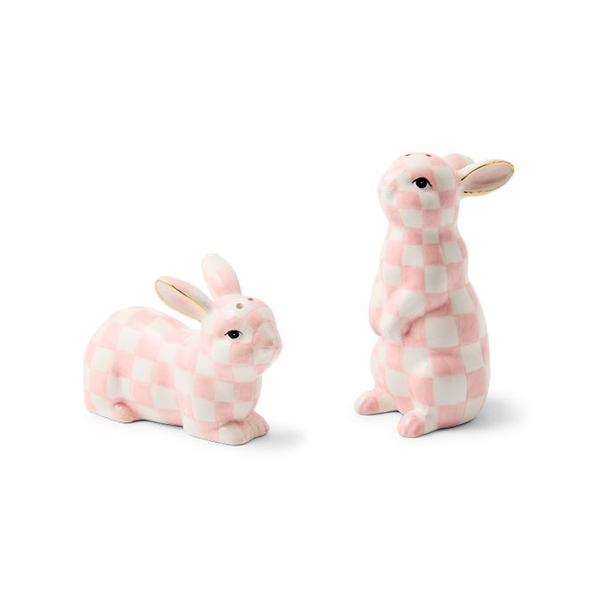 Rosy Check Bunny Salt and Pepper Set
