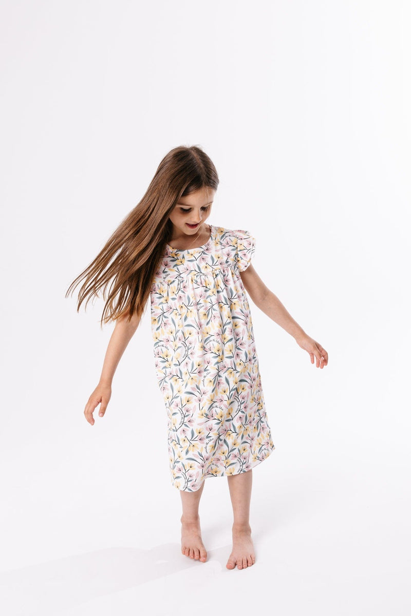 Holy Pals Girls Nightgowns Consider the Lilies PJ Girls Nightgown Polyester