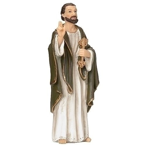 4"H St. Peter Figure - Treasured Accents