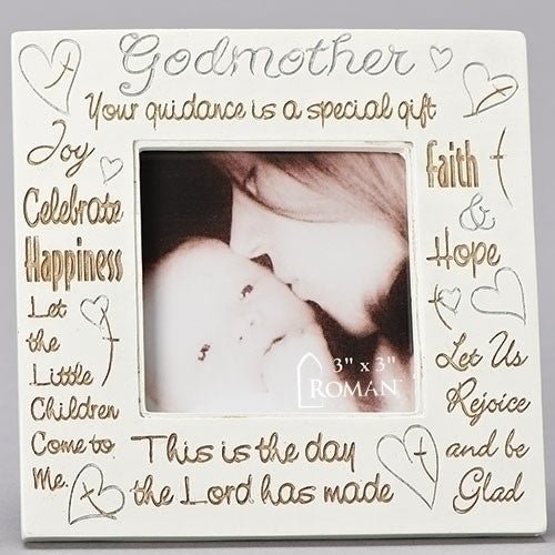 5"H Godmother Frame 3x3 Photo - Treasured Accents