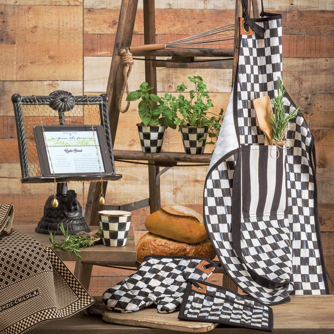MacKenzie-Childs Courtly Check Bistro Apron