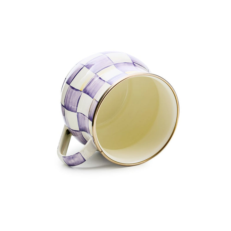 Mackenzie -Childs Violet Check Mug