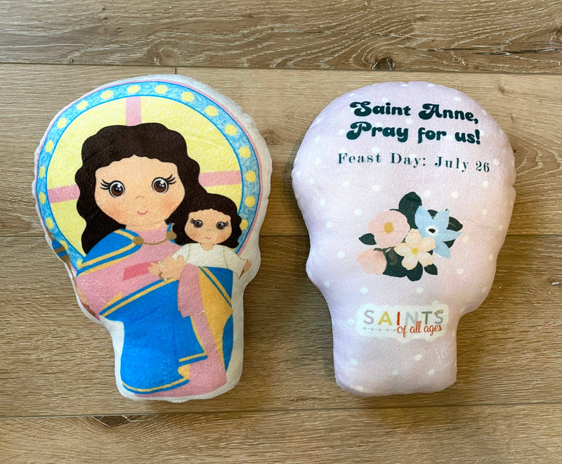 St. Anne and Mary Stuffed Saint Doll. Saint Gift. Christmas Gift. Baptism. Catholic Baby Gift. Saint Anne Gift. St. Anne and Mary Doll.: Ships 1 week