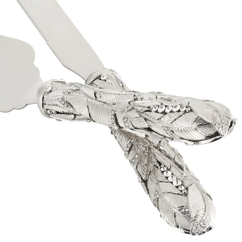 Preen Dessert Serving Set - Silver