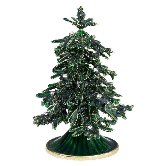 Green Enamel Tree