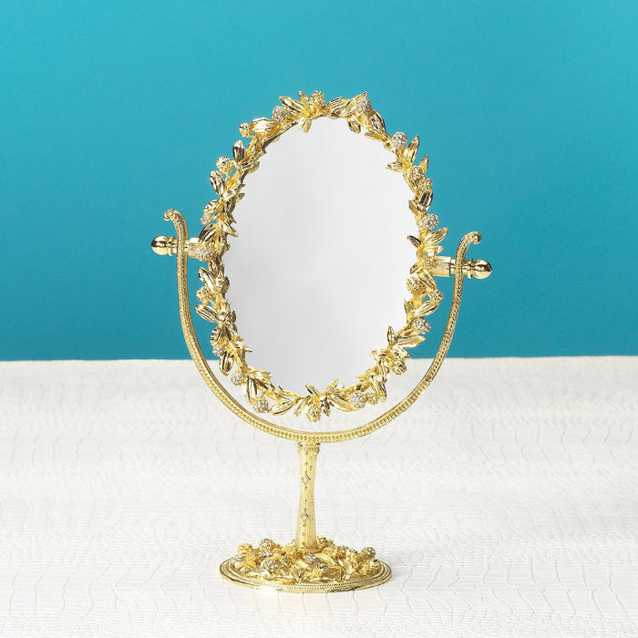 Cornelia Oval Magnified Standing Mirror