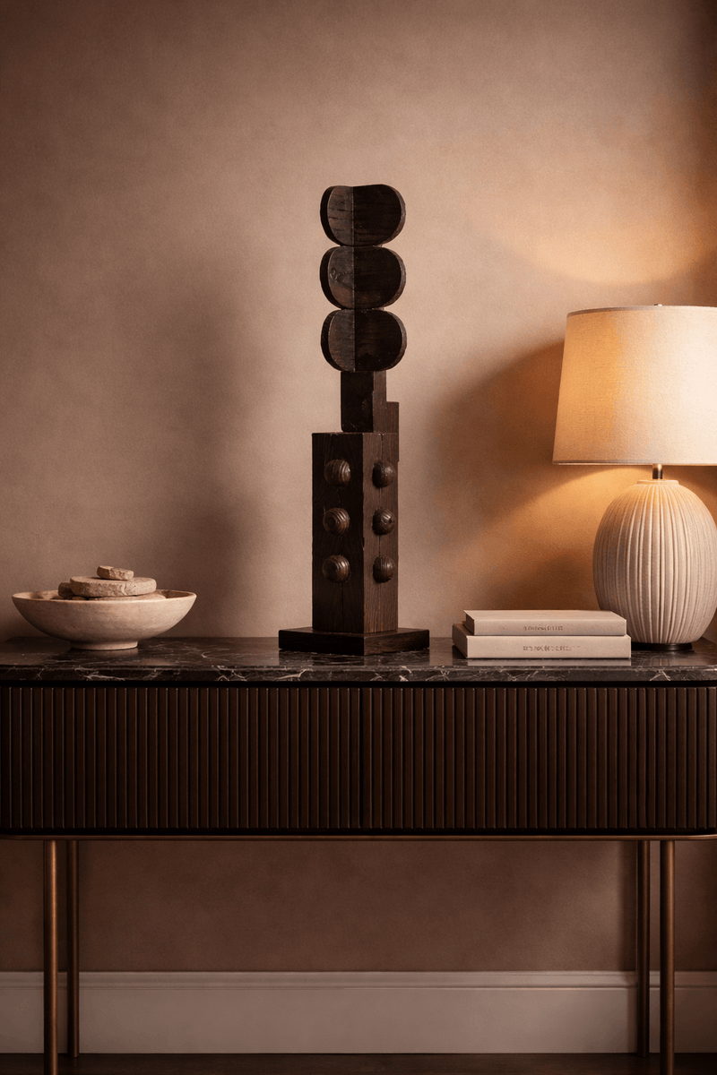 MESO Home Decor Jamas Wood Sculpture by Diego Olivero Studio