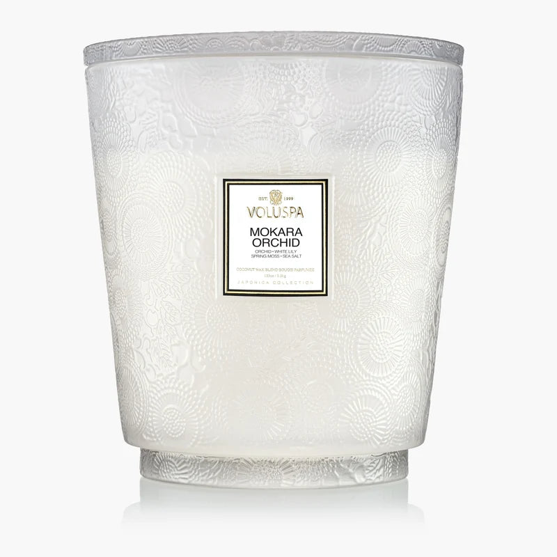 Mokara Orchid 5 Wick Hearth Candle