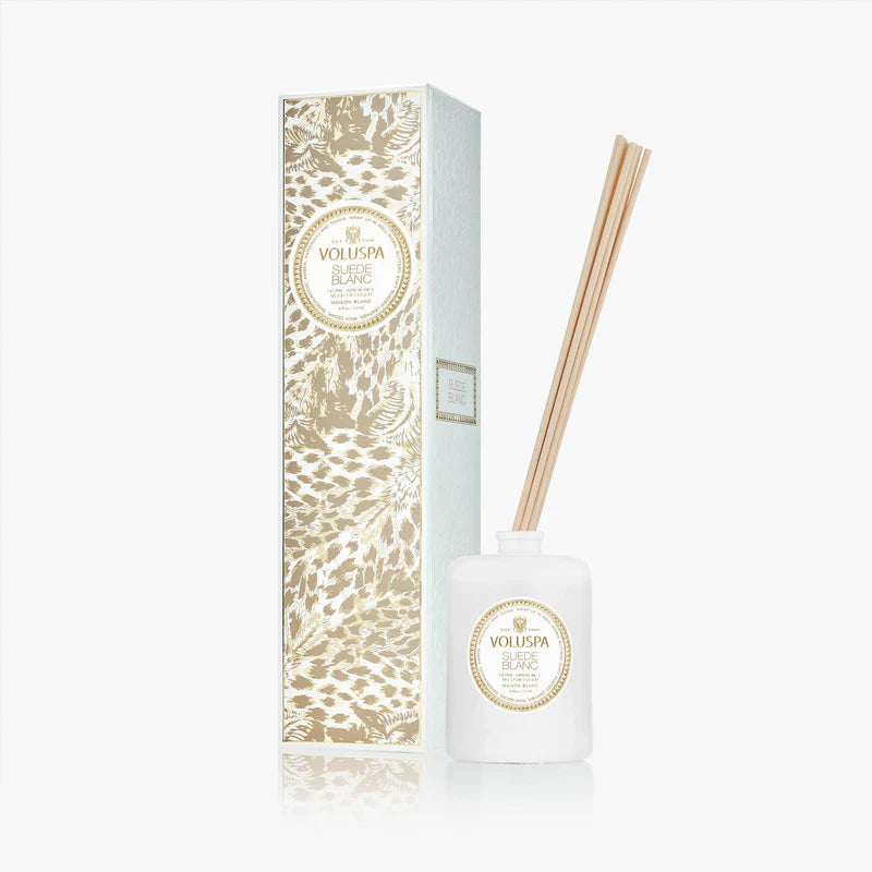 Suede Blanc Reed Diffuser