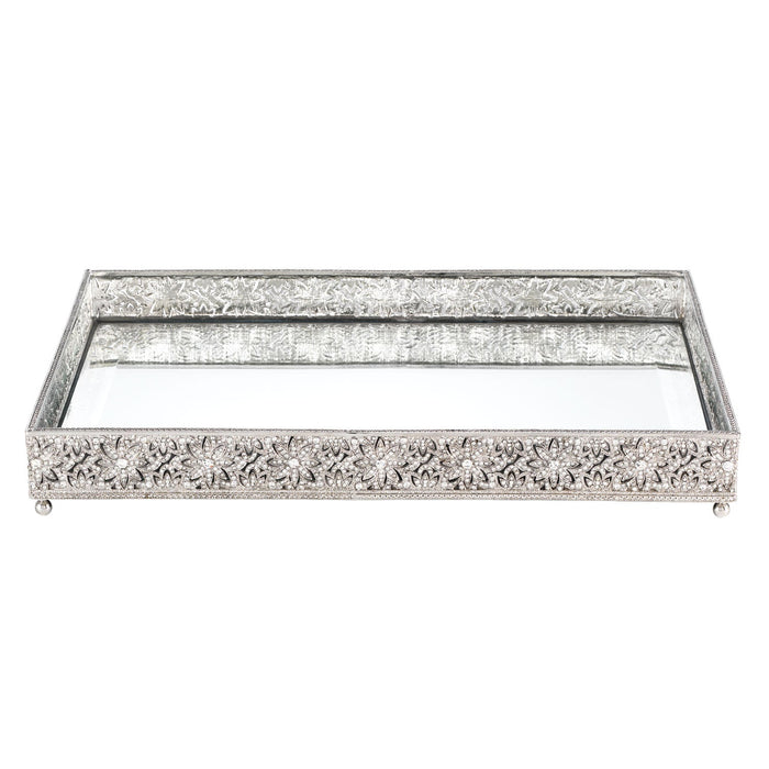 Large Windsor Beveled Mirror Tray