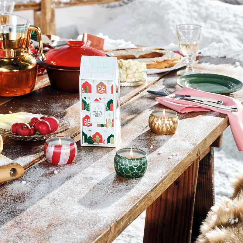 Alpine Mini Tin Trio Assorted Gift Set
