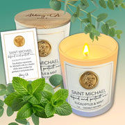 Abbey + CA Gift Saint Scentspirations Candles: Our Lady of Guadalupe - Rose & Jasmine