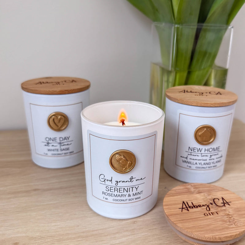 Abbey + CA Gift Scentspirations Candles: New Home - Vanilla Ylang Ylang