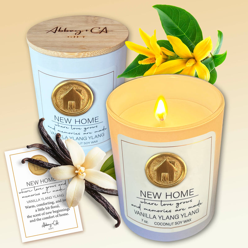 Abbey + CA Gift Scentspirations Candles: New Home - Vanilla Ylang Ylang