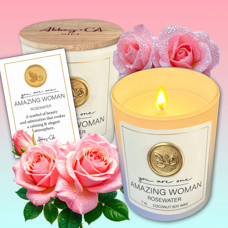 Abbey + CA Gift Scentspirations Candles: With God - Frankincense & Vanilla Monk Fruit