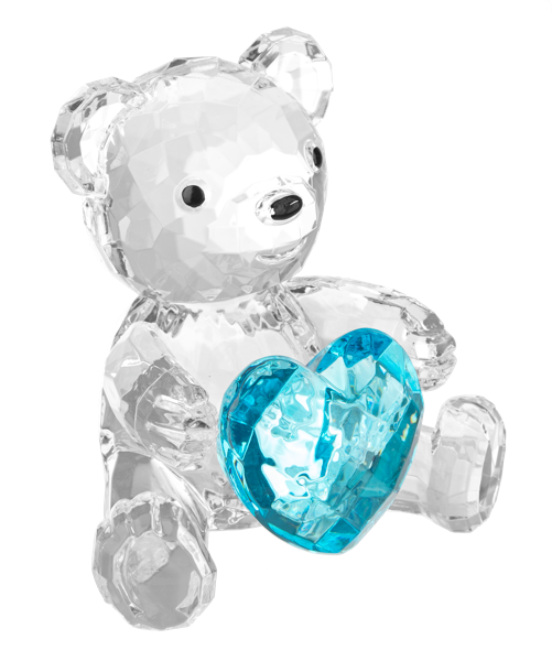 Blue Heart Bear