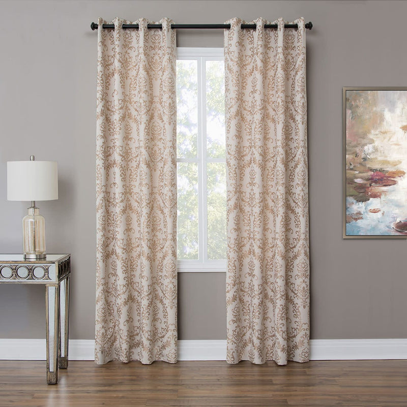 Aico Accents Atchinson 50x96 Window Panel - Pewter
