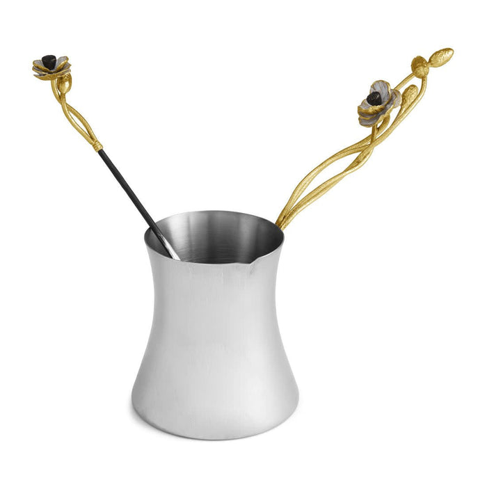 Anemone Coffee Pot w/ Spoon - Treasured Accents