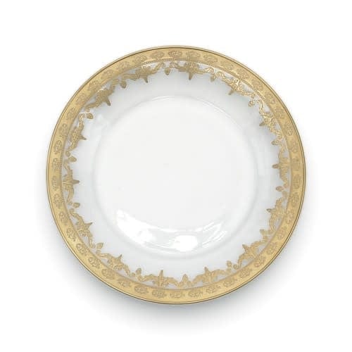 Arte Italica Gold Salad/Dessert Plate
