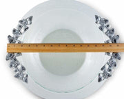 Arthur Court Bowls Butterfly Glass Salad Bowl