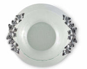 Arthur Court Bowls Butterfly Glass Salad Bowl