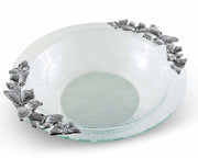 Arthur Court Bowls Butterfly Glass Salad Bowl