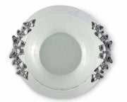 Arthur Court Bowls Butterfly Glass Salad Bowl