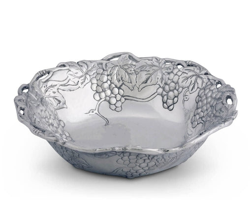 Arthur Court Bowls Grape 12"Bowl w/Fretwork