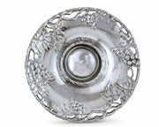 Arthur Court Bowls Grape 14" Round Chip & Dip Tray
