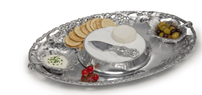 Arthur Court Bowls Grape Entertainment Tray - Set 5