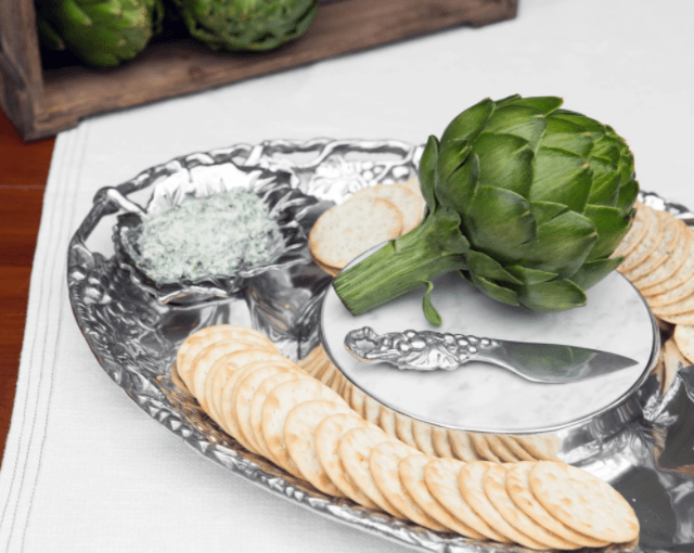 Arthur Court Bowls Grape Entertainment Tray - Set 5