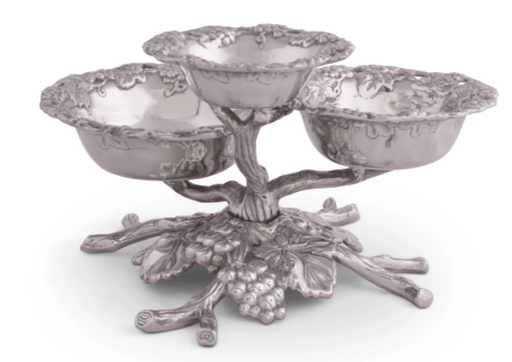 Arthur Court Bowls Grape three tier