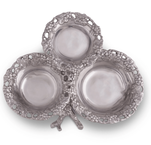 Arthur Court Bowls Grape three tier