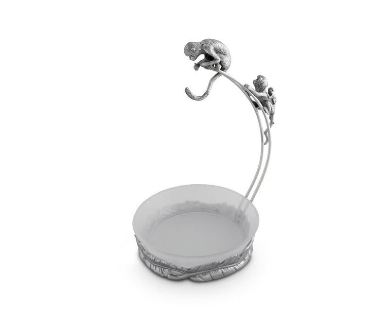 Arthur Court Bowls Monkey Banana Holder with Bowl