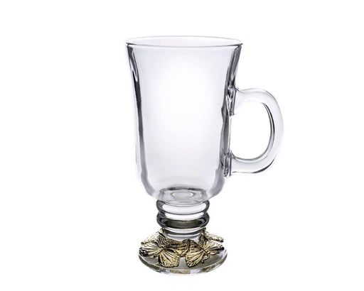 Arthur Court Butterfly 24k Gold Plated Glass Mug