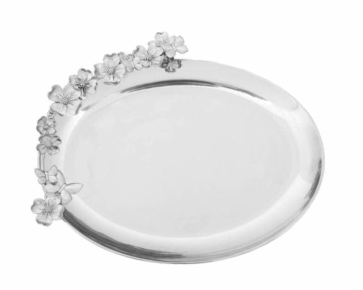 Arthur Court Butterfly Dogwood Platter